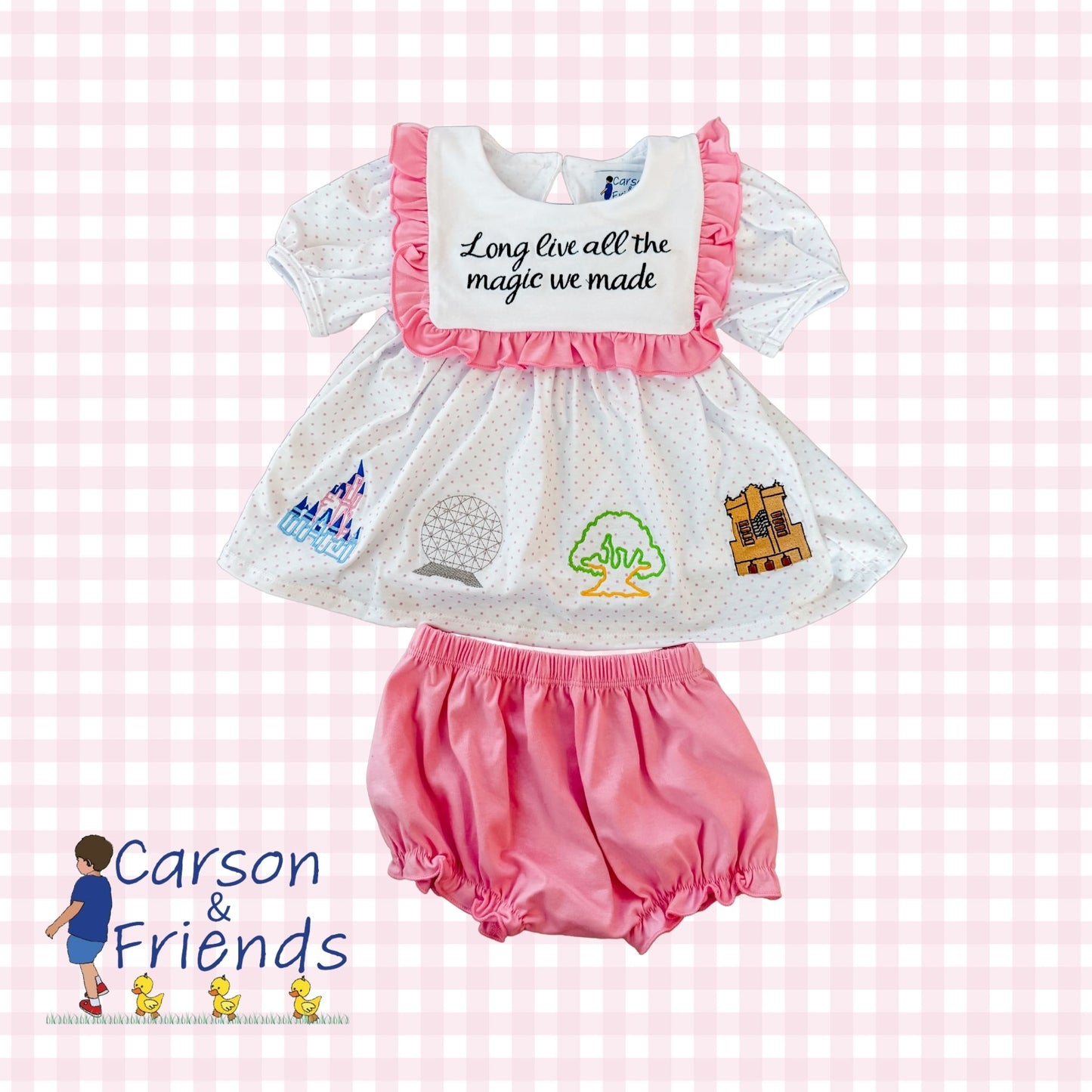 Carson and Friends Girls “Magic We Made” Bloomer Set