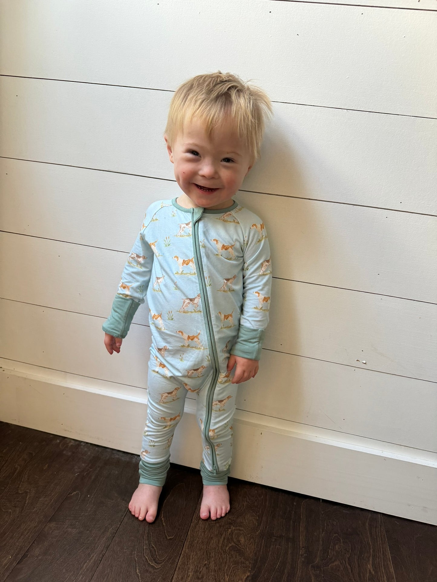 Carson and Friends Bamboo Viscose Zippy- Hunting Dogs