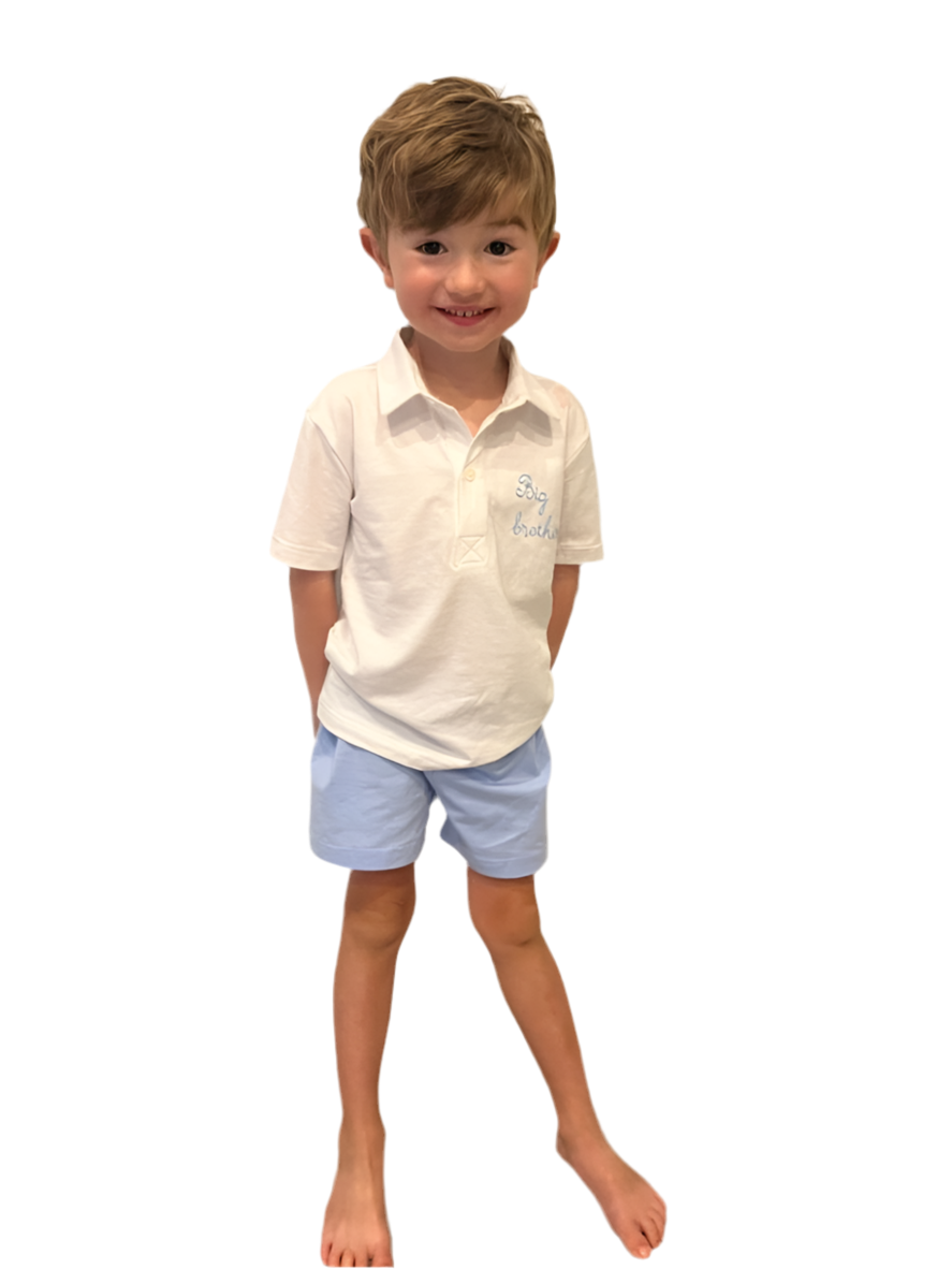 Carson and Friends "Big Brother" Embroidered Polo Set