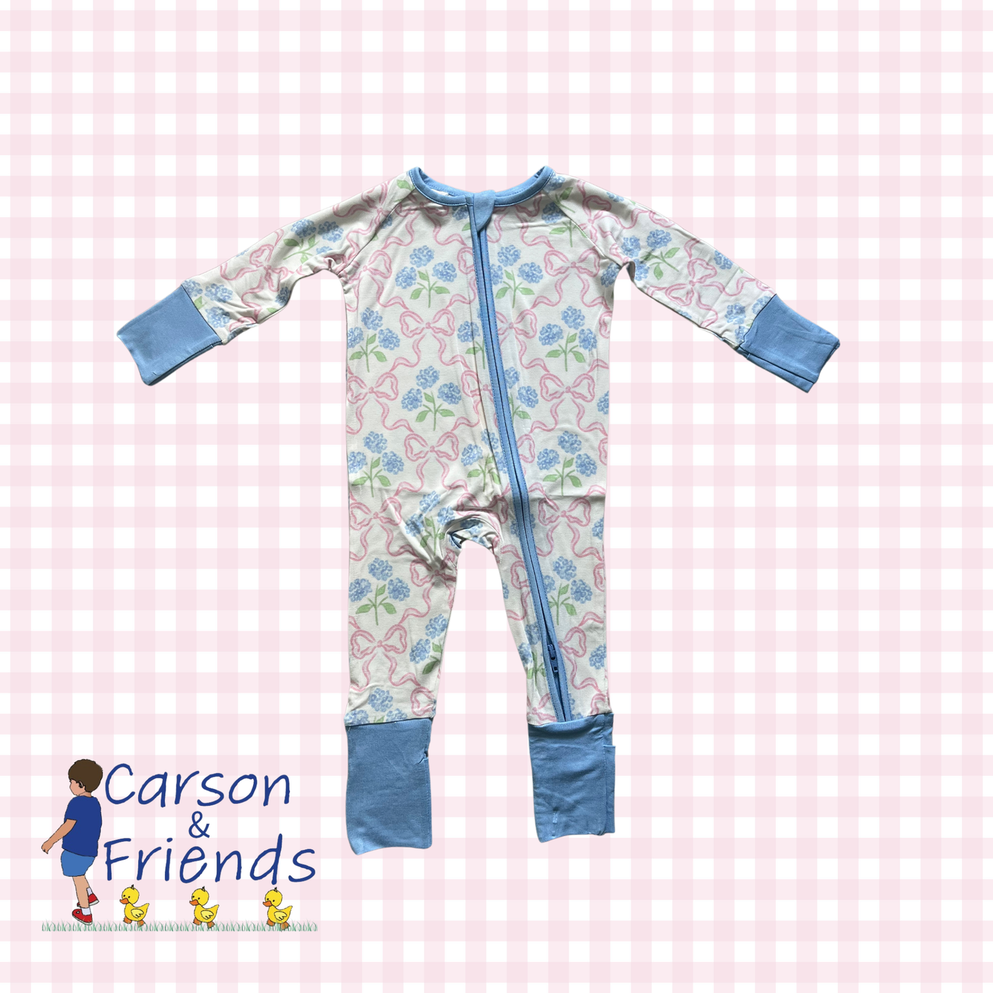 Carson and Friends Bamboo Zippy- Hydrangea Bow Trellis