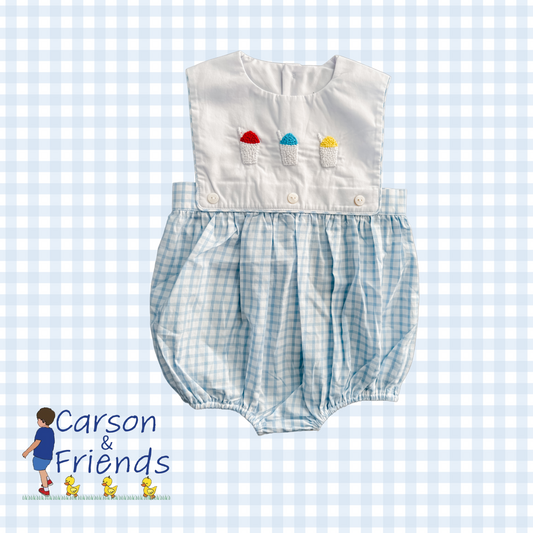 Carson and Friends French Knot Snowball Bubble- Blue