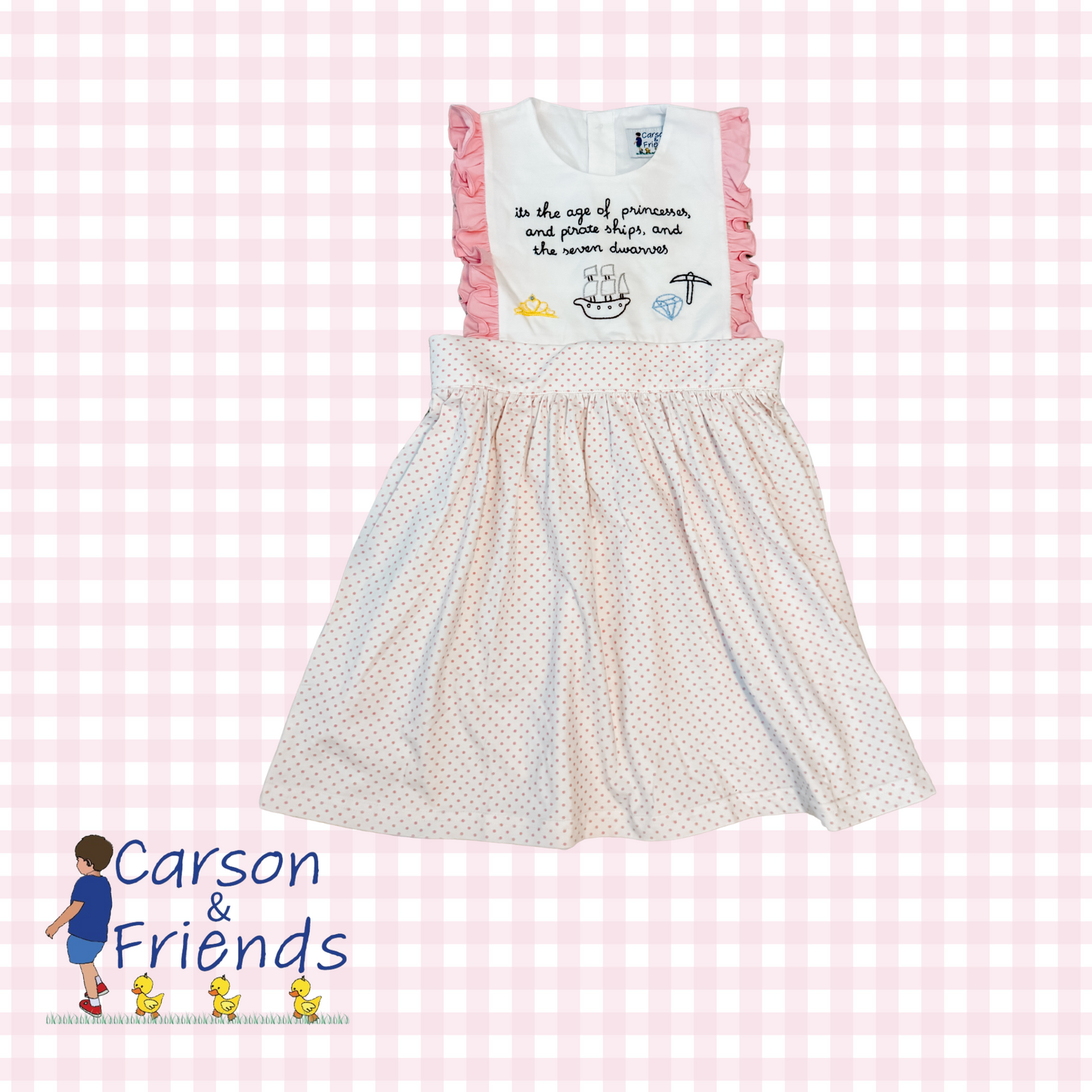 PREORDER ETA JANUARY- Carson and Friends “Age of Princesses” Dress