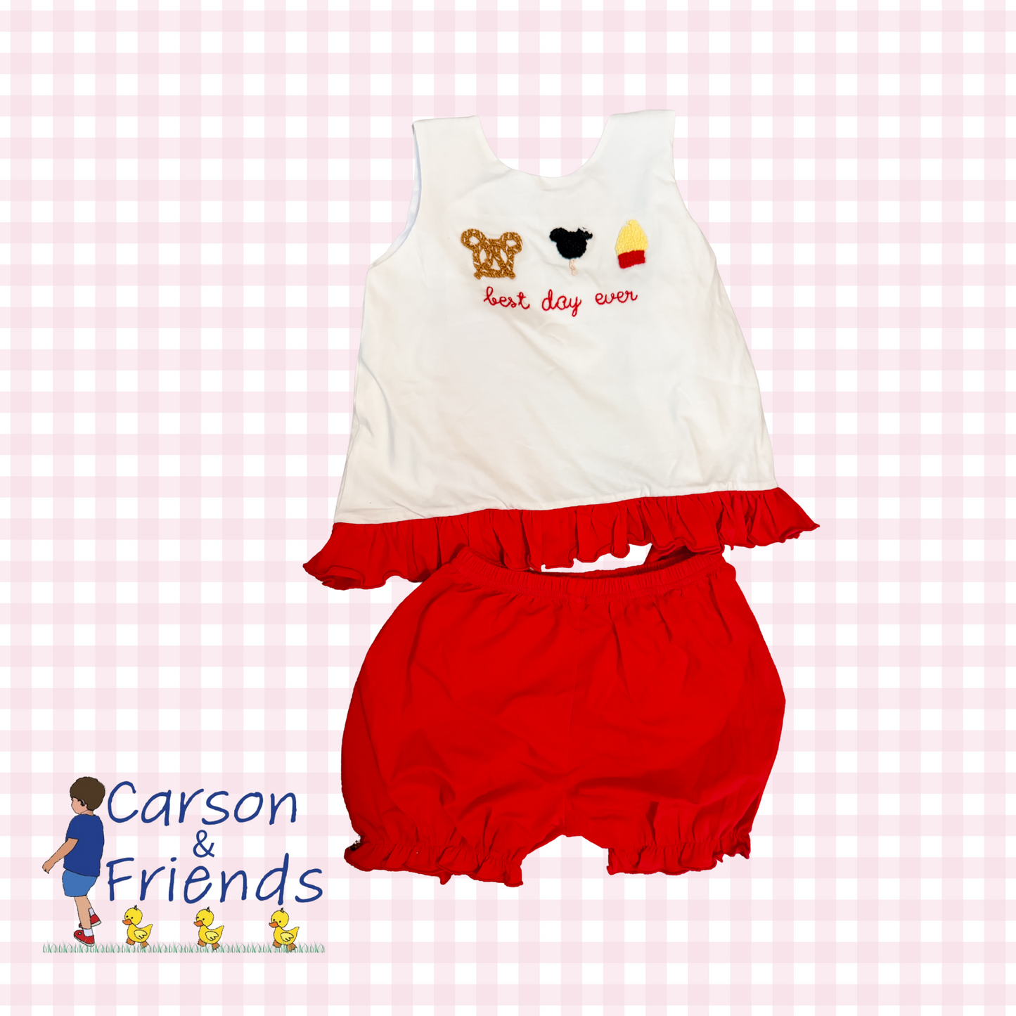 Carson and Friends “Best Day Ever” Snacks Bloomer Set