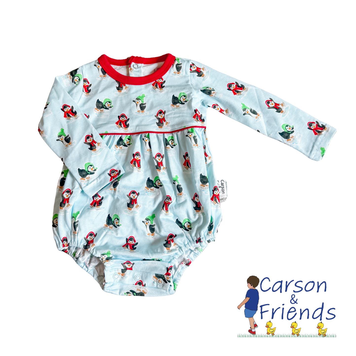 Carson and Friends Penguin Pals Printed Bubble