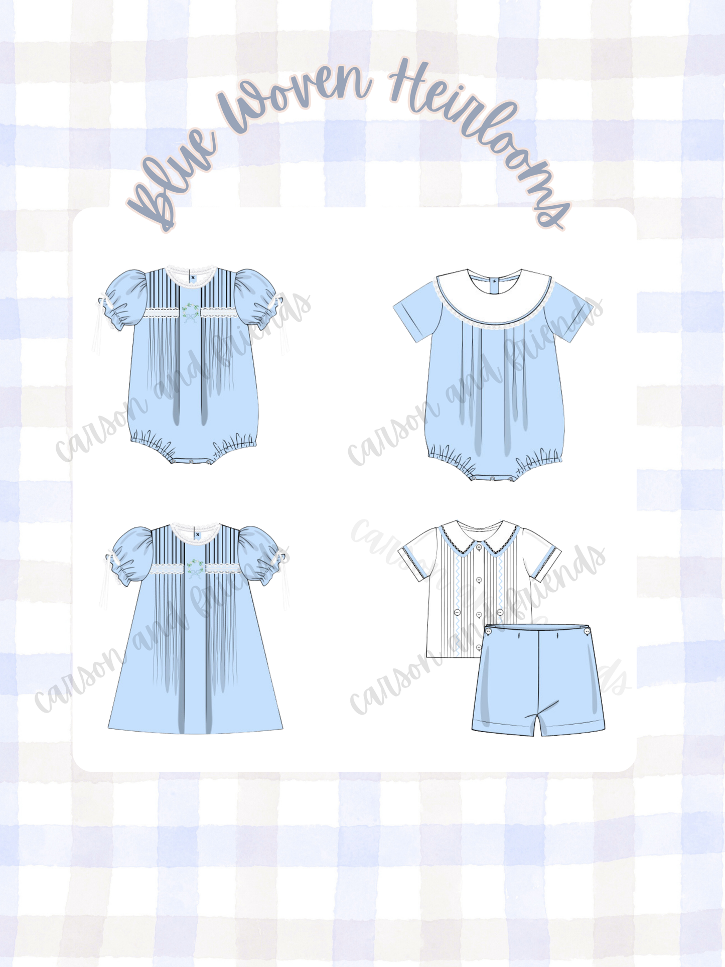 Preorder ETA March- Boys Heirloom Button On Set