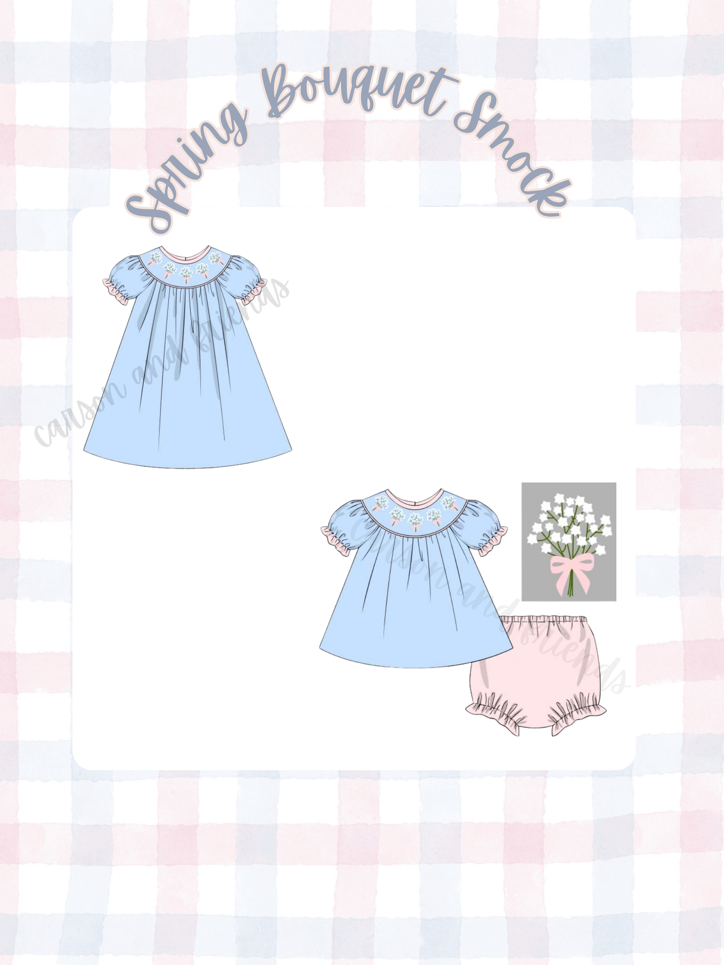 Preorder ETA March- Spring Bouquets Diaper Set