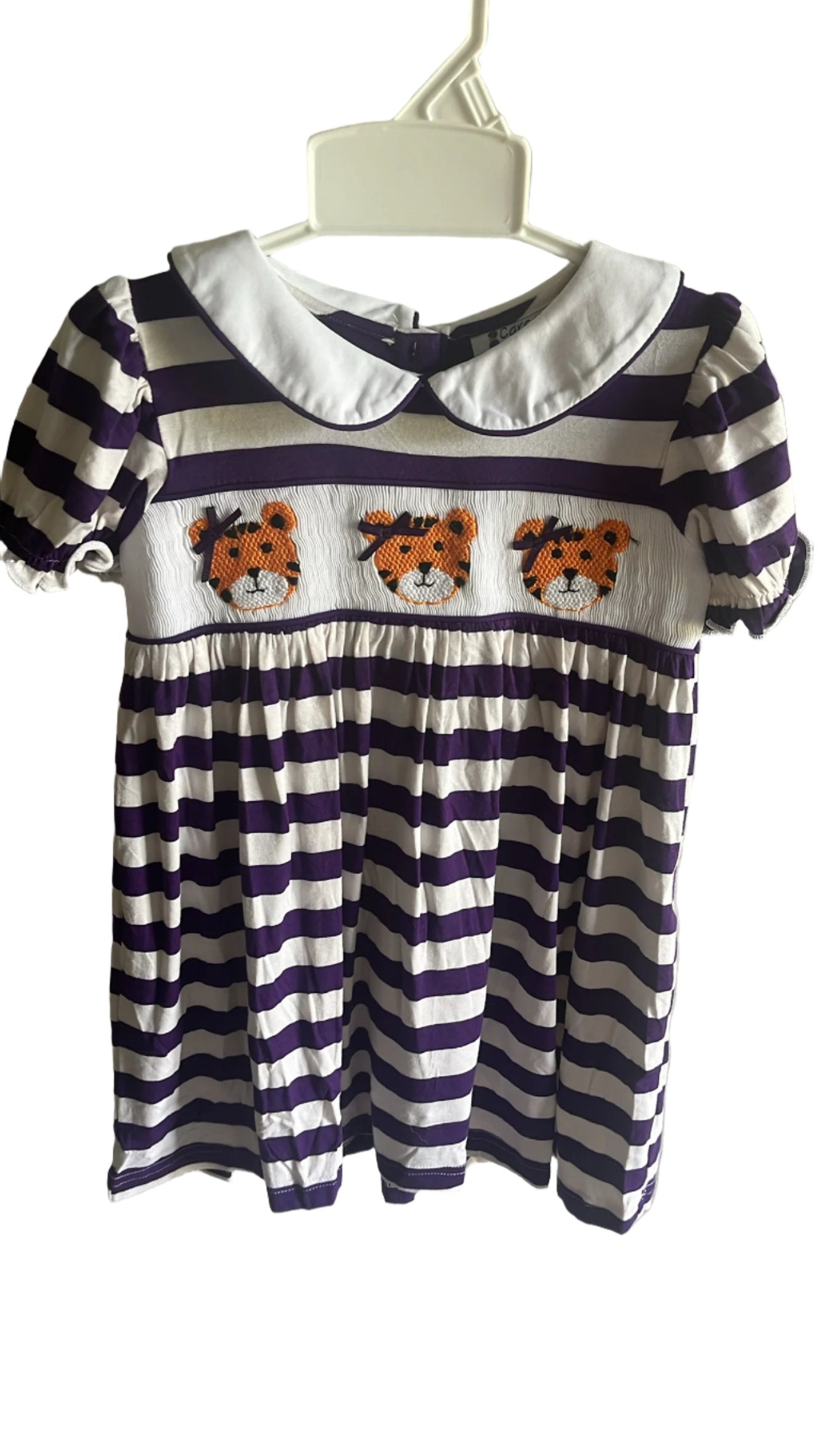 Carson and Friends Smocked Tigers Dress