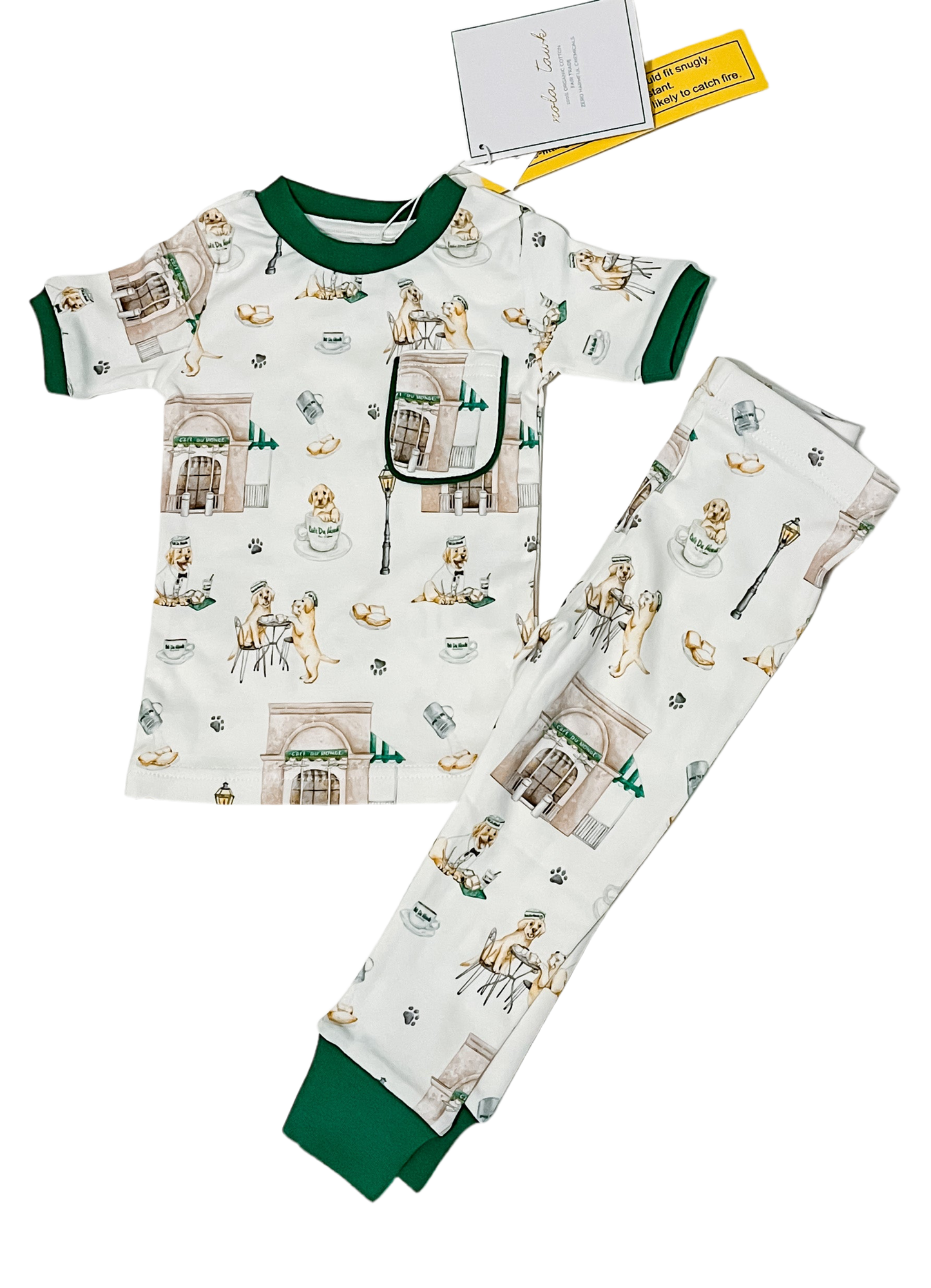 Powdered Sugar and Puppies Pajama Set- Nola Tawk