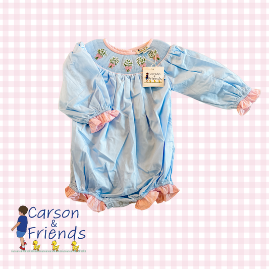 Carson and Friends Sweet Bouquets Smocked Bubble