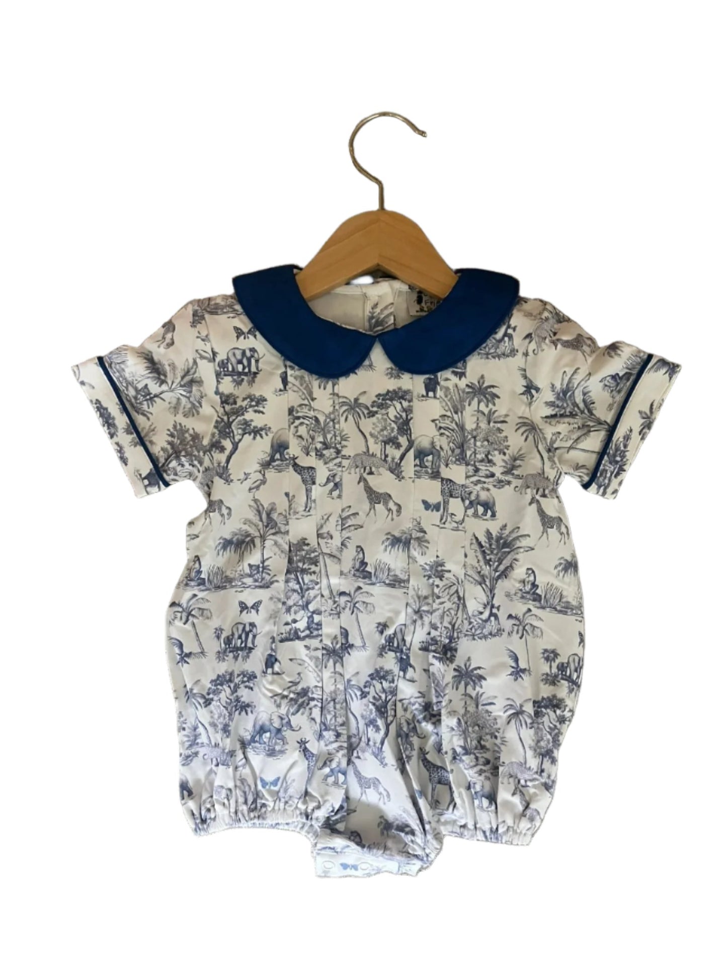 Carson and Friends Safari Toile Bubble- Blue