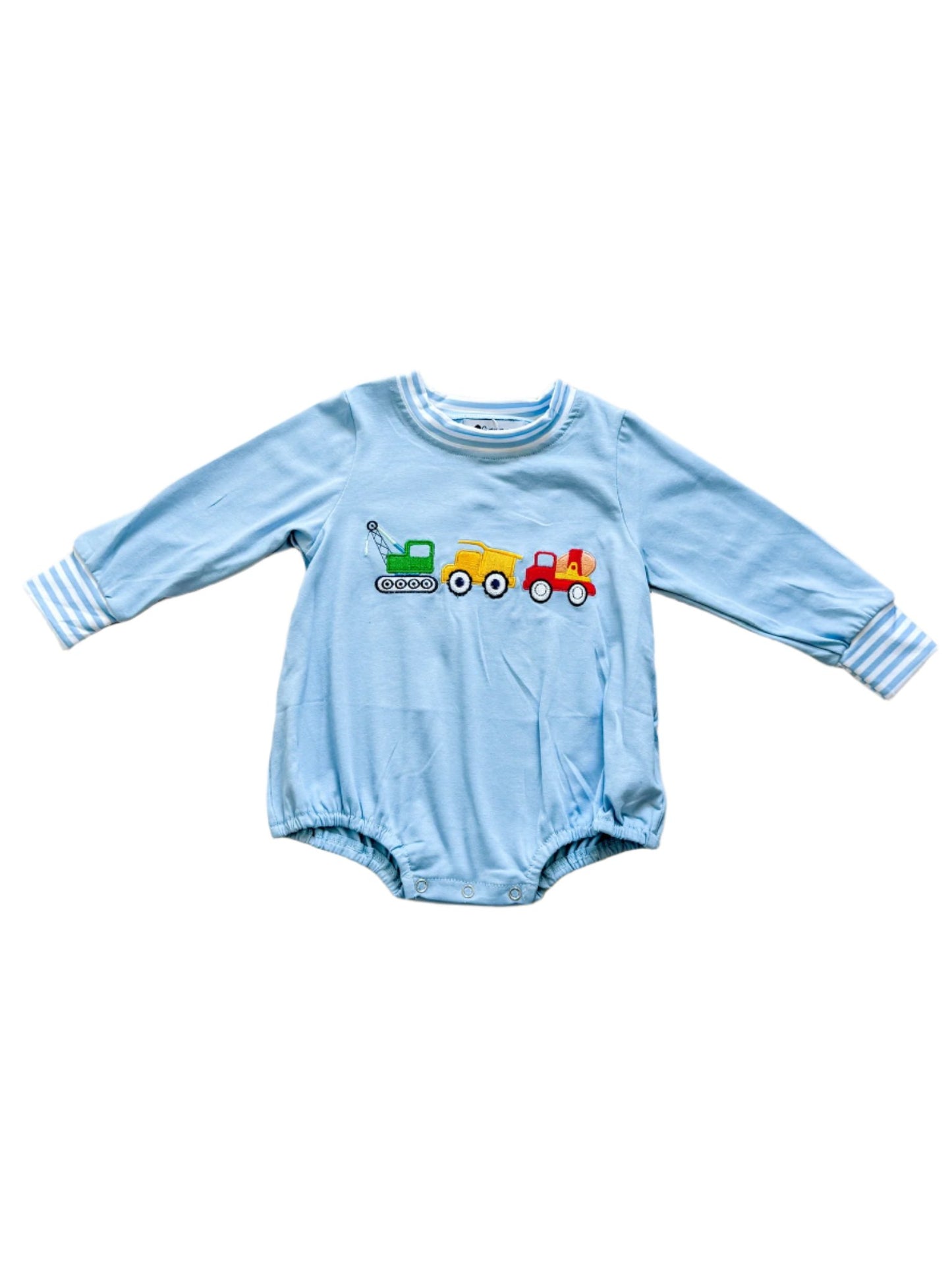 Carson and Friends Construction Vehicles Long Sleeve Bubble