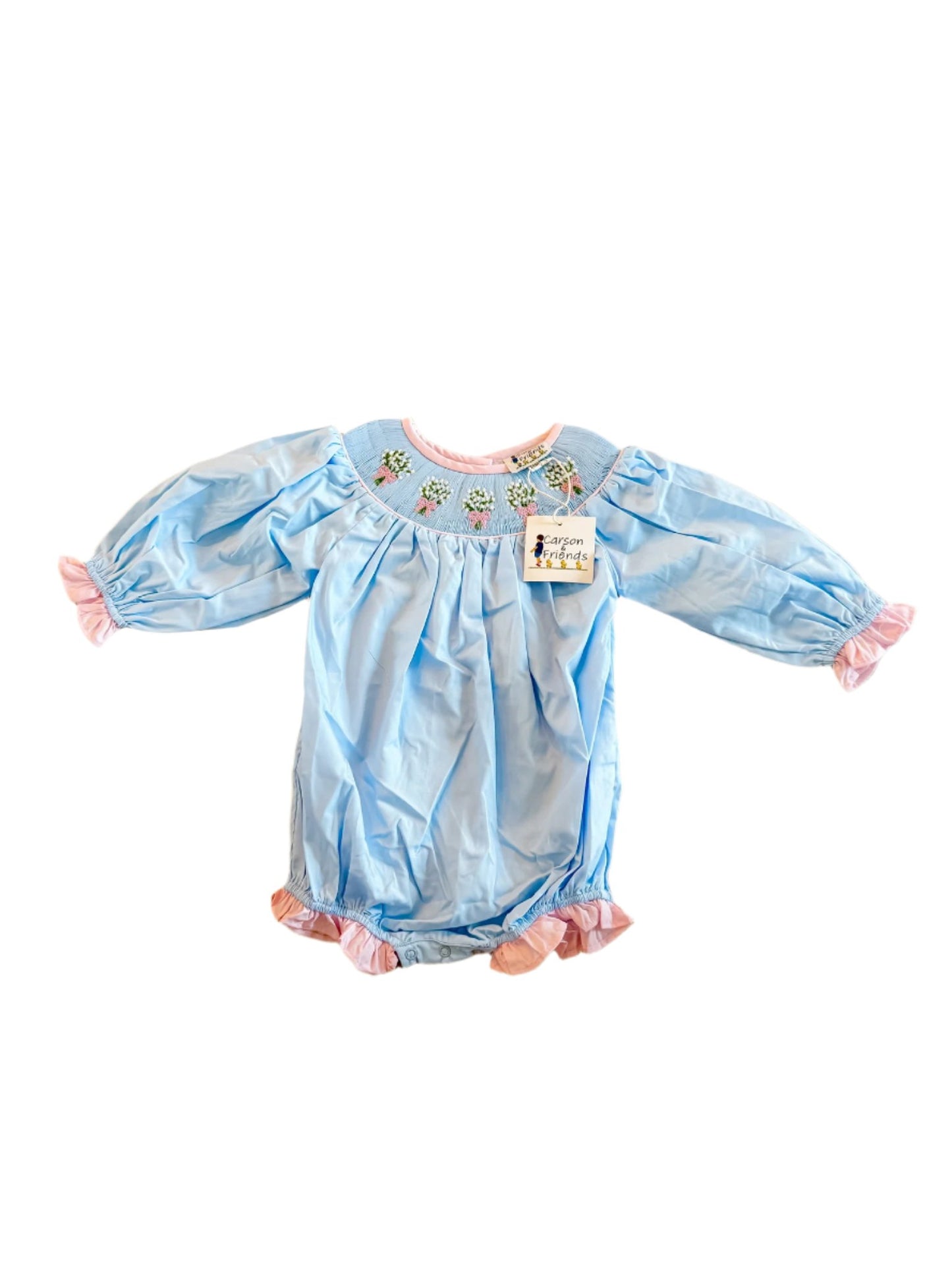 Carson and Friends Sweet Bouquets Smocked Bubble