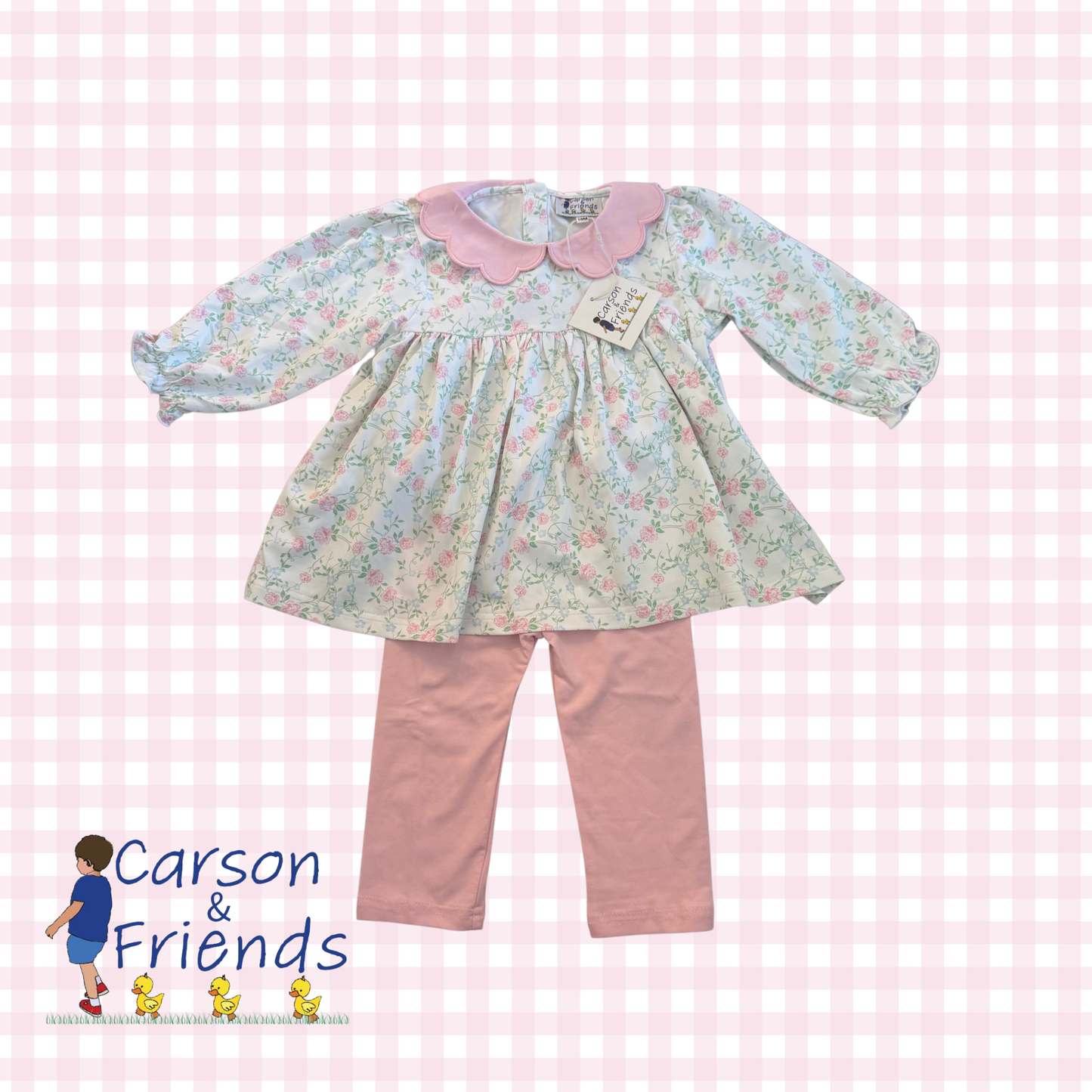 Carson and Friends Chintz Floral Legging Set