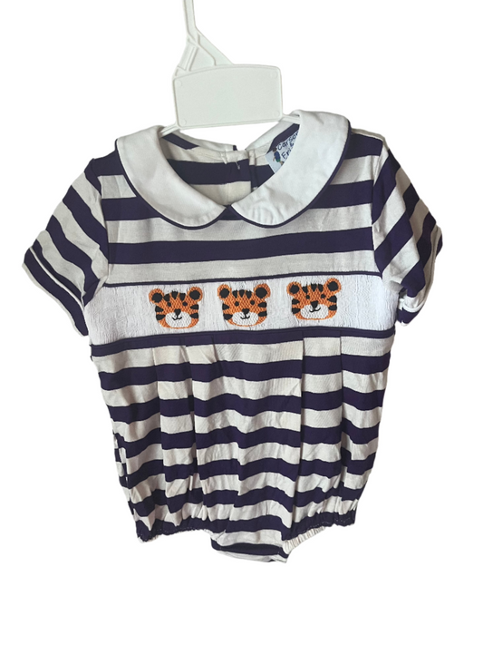 Carson and Friends Smocked Tigers Bubble