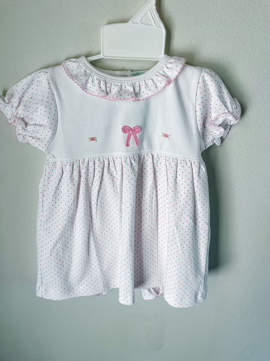 Baby Threads Bow Crochet Dress and Bloomers