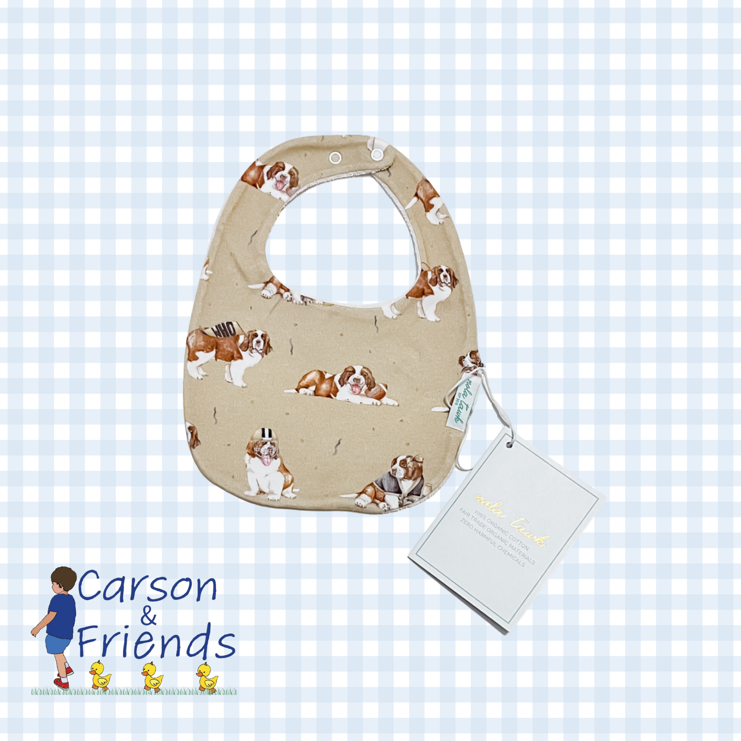 Louisiana's Most Valuable Pup Organic Cotton Bib