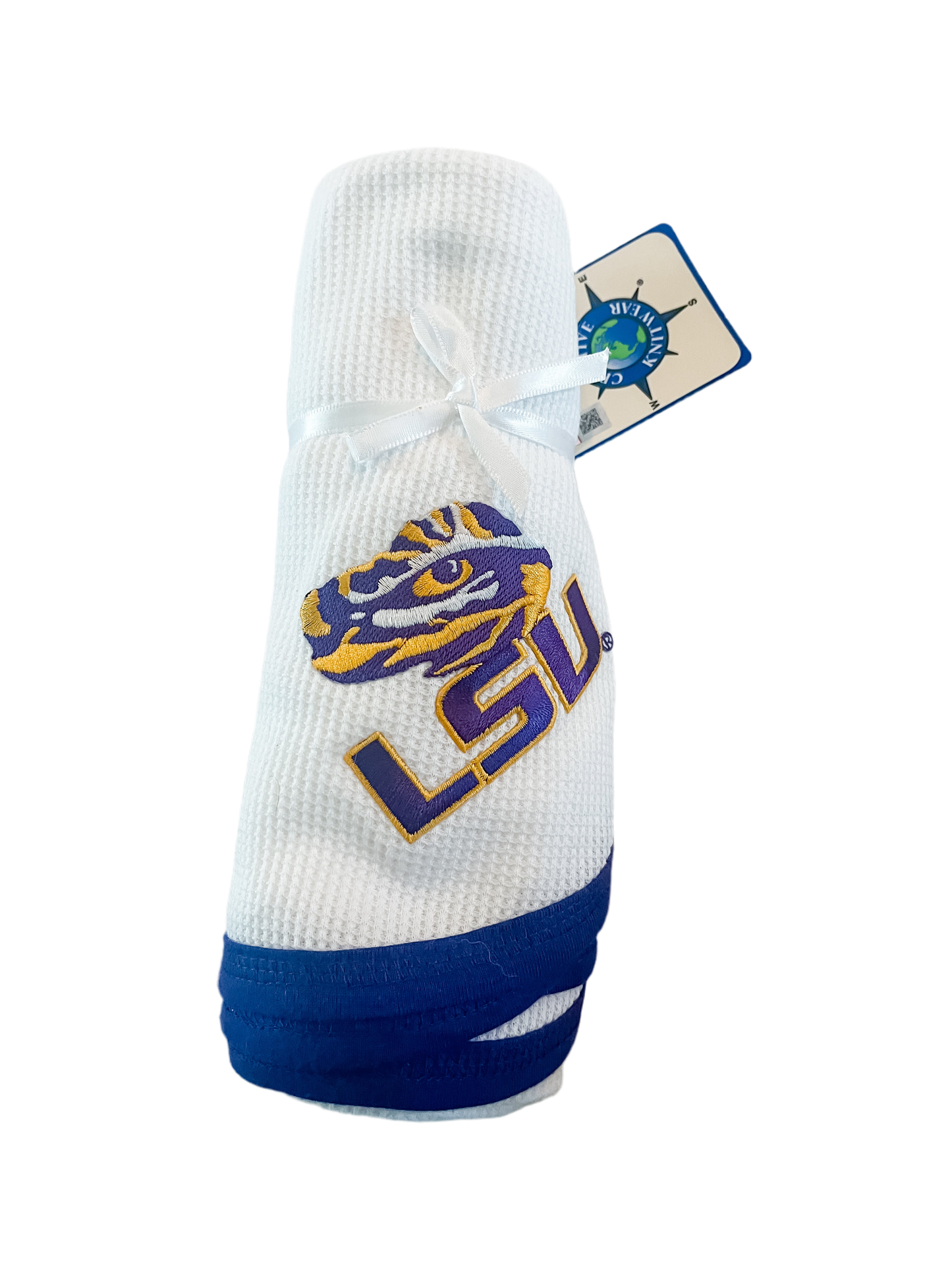 Creative Knitwear LSU thermal blanket