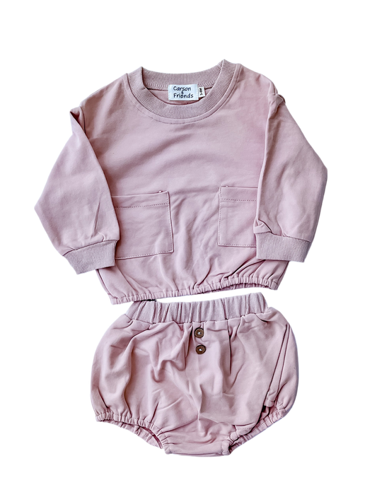 Sweatshirt Diaper Set