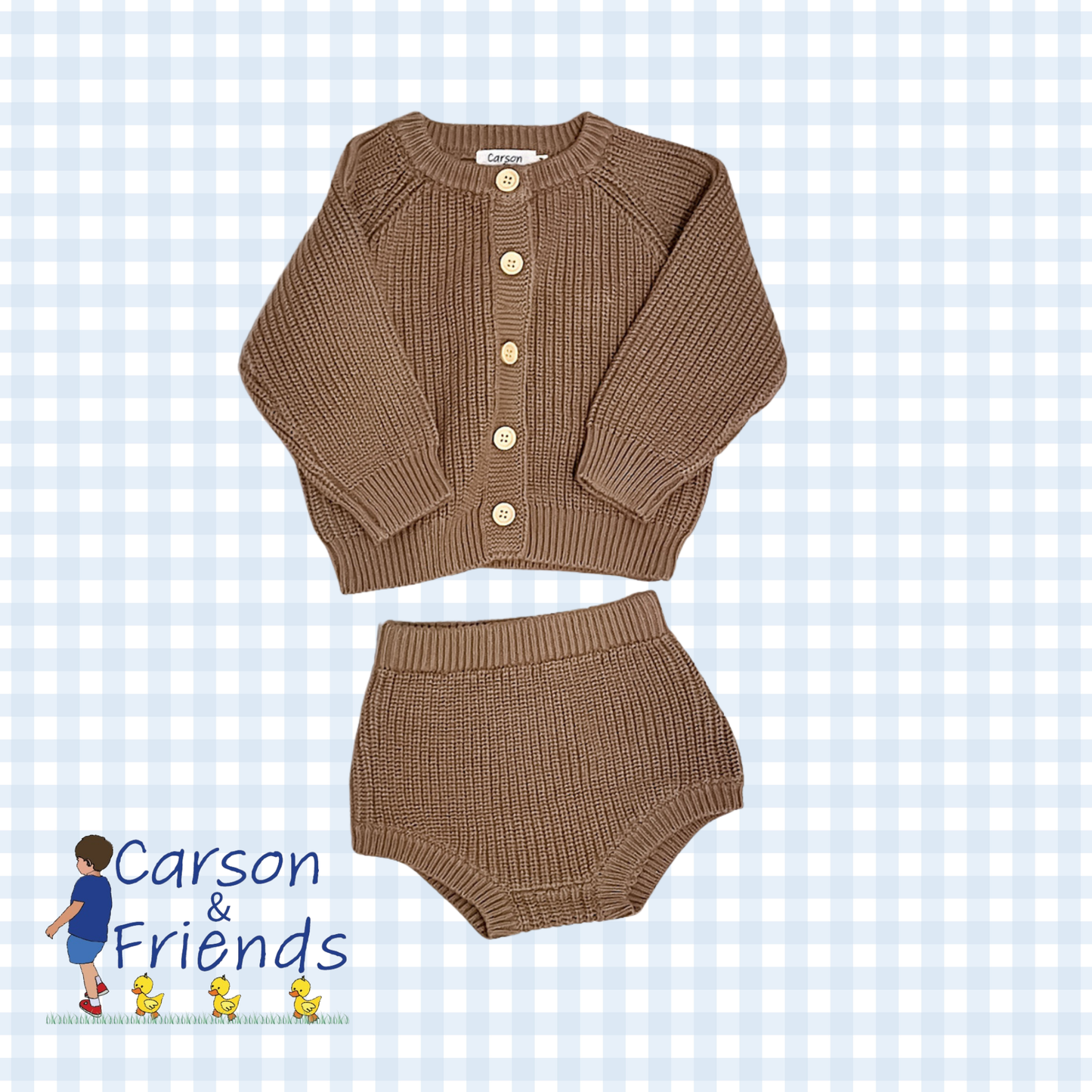 Cardigan and Bloomers Sweater Set