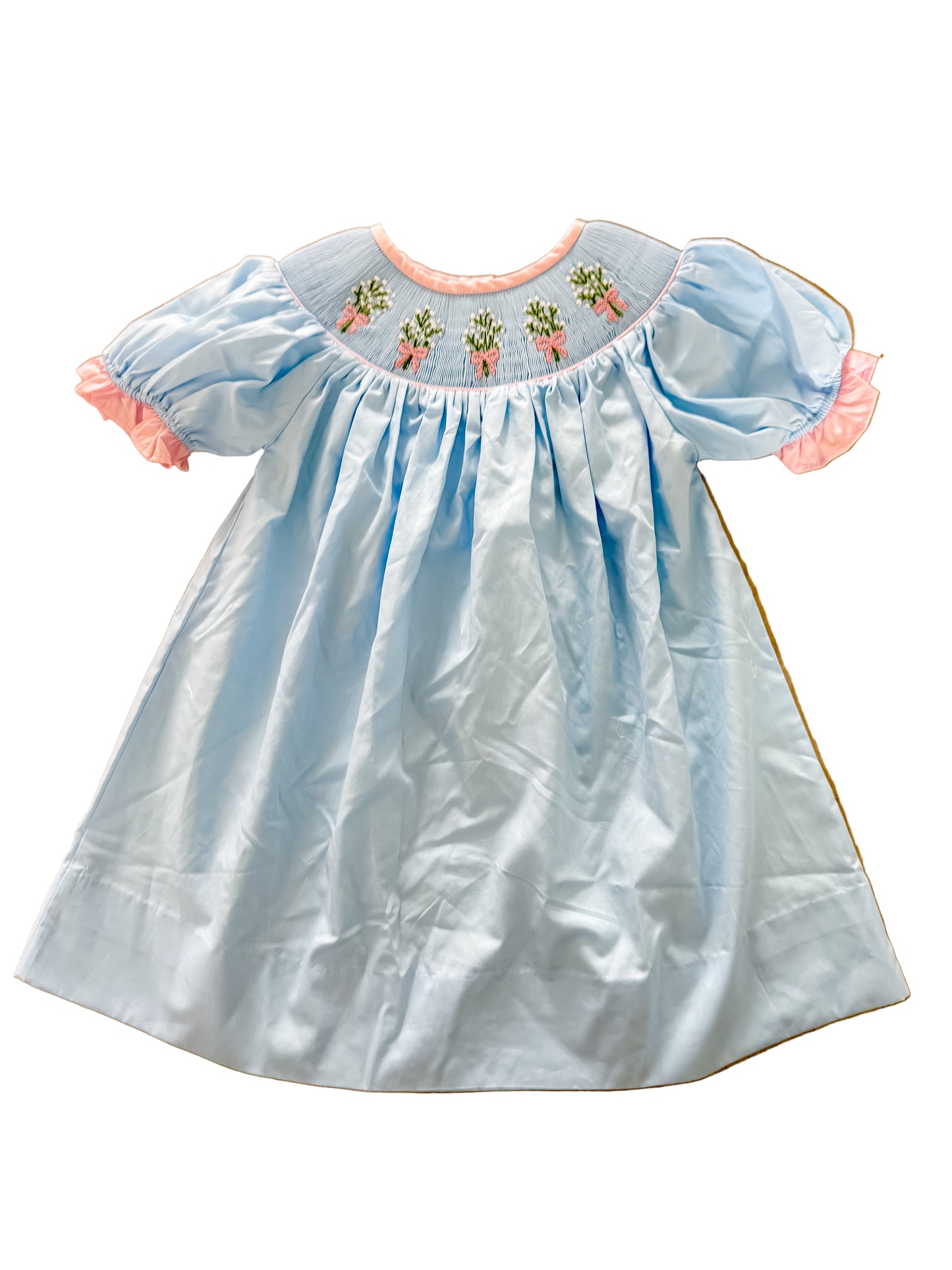 Preorder ETA March- Spring Bouquet Smocked Dress