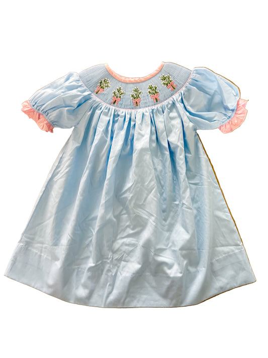 Preorder ETA March- Spring Bouquet Smocked Dress
