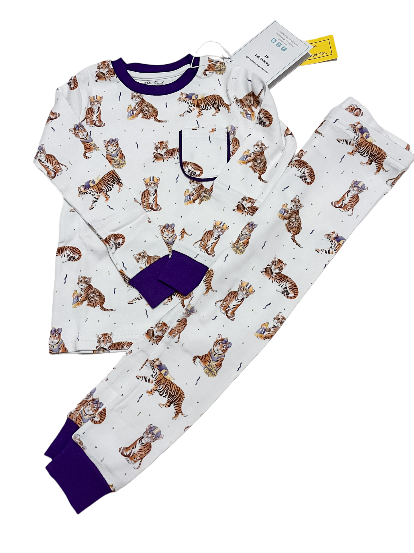 Louisiana's Most Valuable Cub Cotton Two Piece Pajama