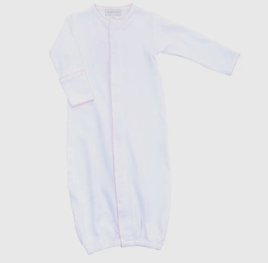 Magnolia Baby Essentials Pink Trim Converter Gown