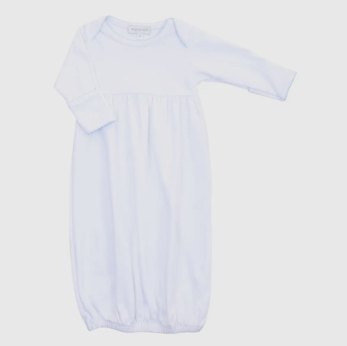 Magnolia Baby Essentials Blue Trim Gown