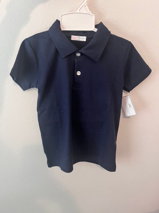 Baby Loren Navy Collared Shirt