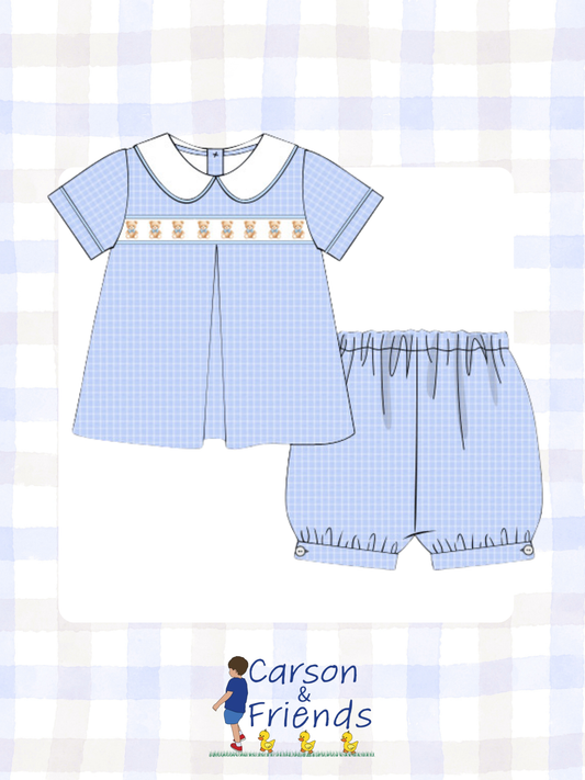 Preorder ETA March- Teddy Bear Ribbon Short Set