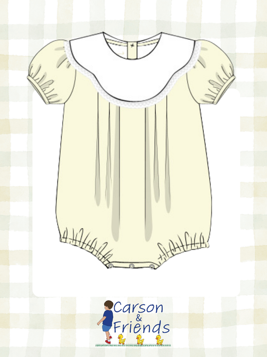 Preorder ETA March- Pale Yellow Heirloom Bubble- Girls