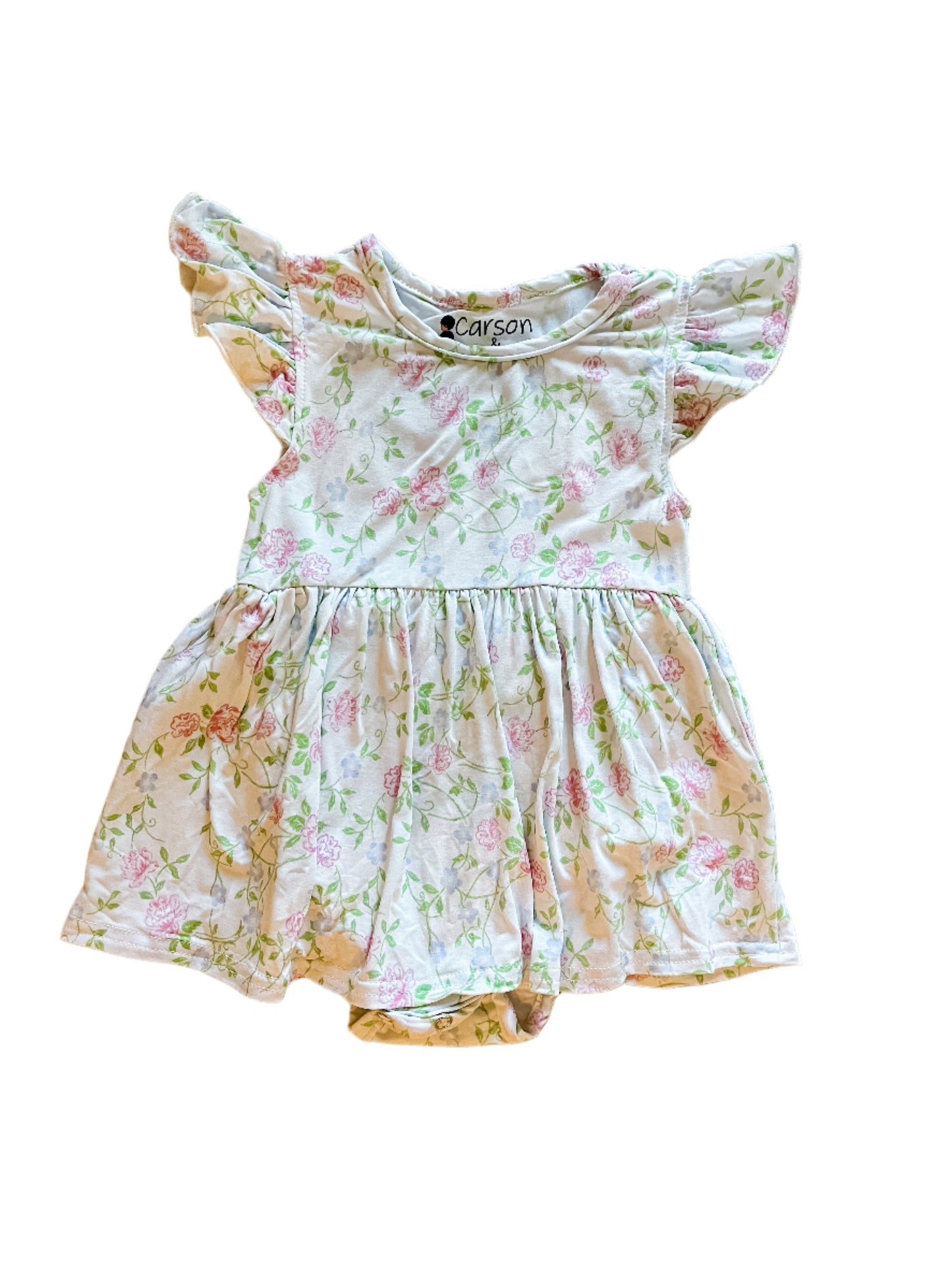 Chintz Floral Bamboo Twirl Dress Bodysuit